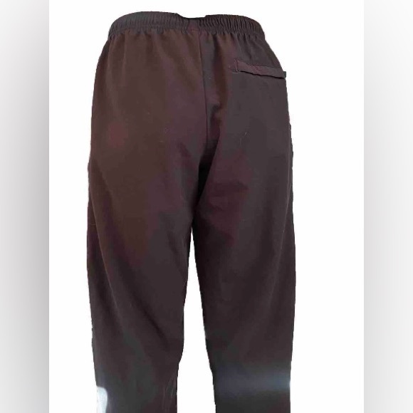 Nike Black Track Pants With White Stripes down the Sides Sweatpants - Picture 2 of 6